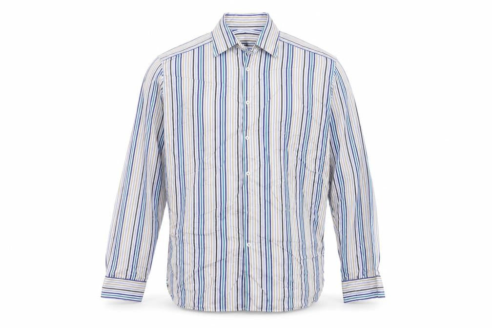 Marks & Spencer Men's Multicoloured Striped Shirt