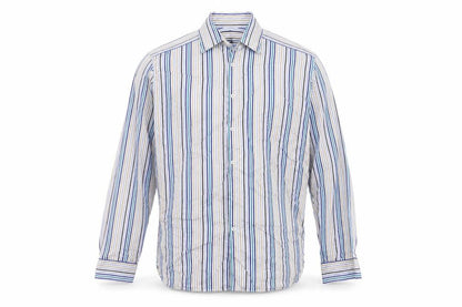 Marks & Spencer Men's Multicoloured Striped Shirt