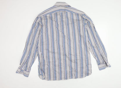 Marks & Spencer Men's Multicoloured Striped Shirt