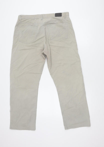 Marks and Spencer Men's Grey Trousers, Size L