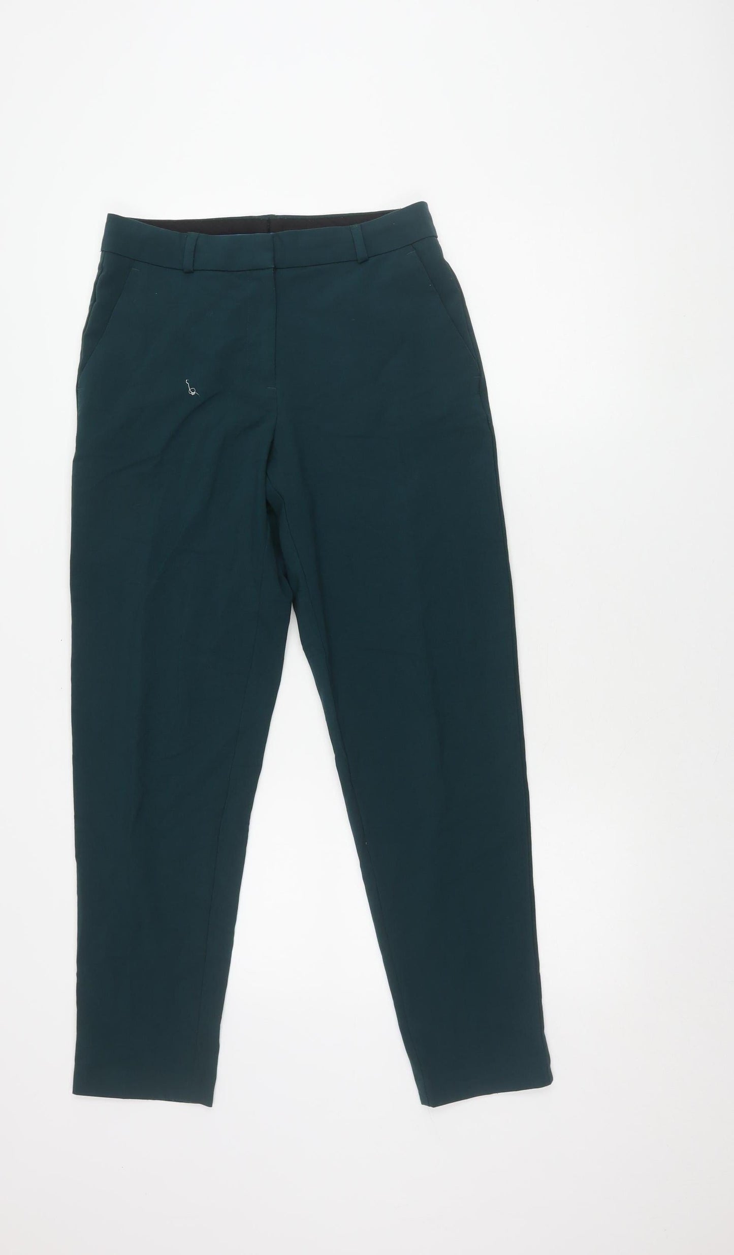 Womens UK Size 8 Marks and Spencer Regular Fit  Green Trousers