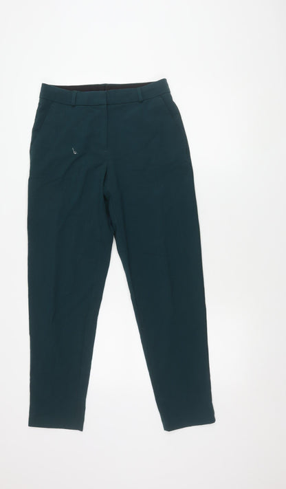 Womens UK Size 8 Marks and Spencer Regular Fit  Green Trousers