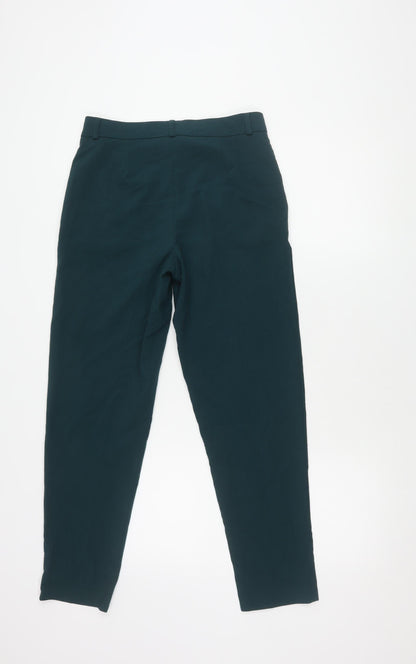 Womens UK Size 8 Marks and Spencer Regular Fit  Green Trousers