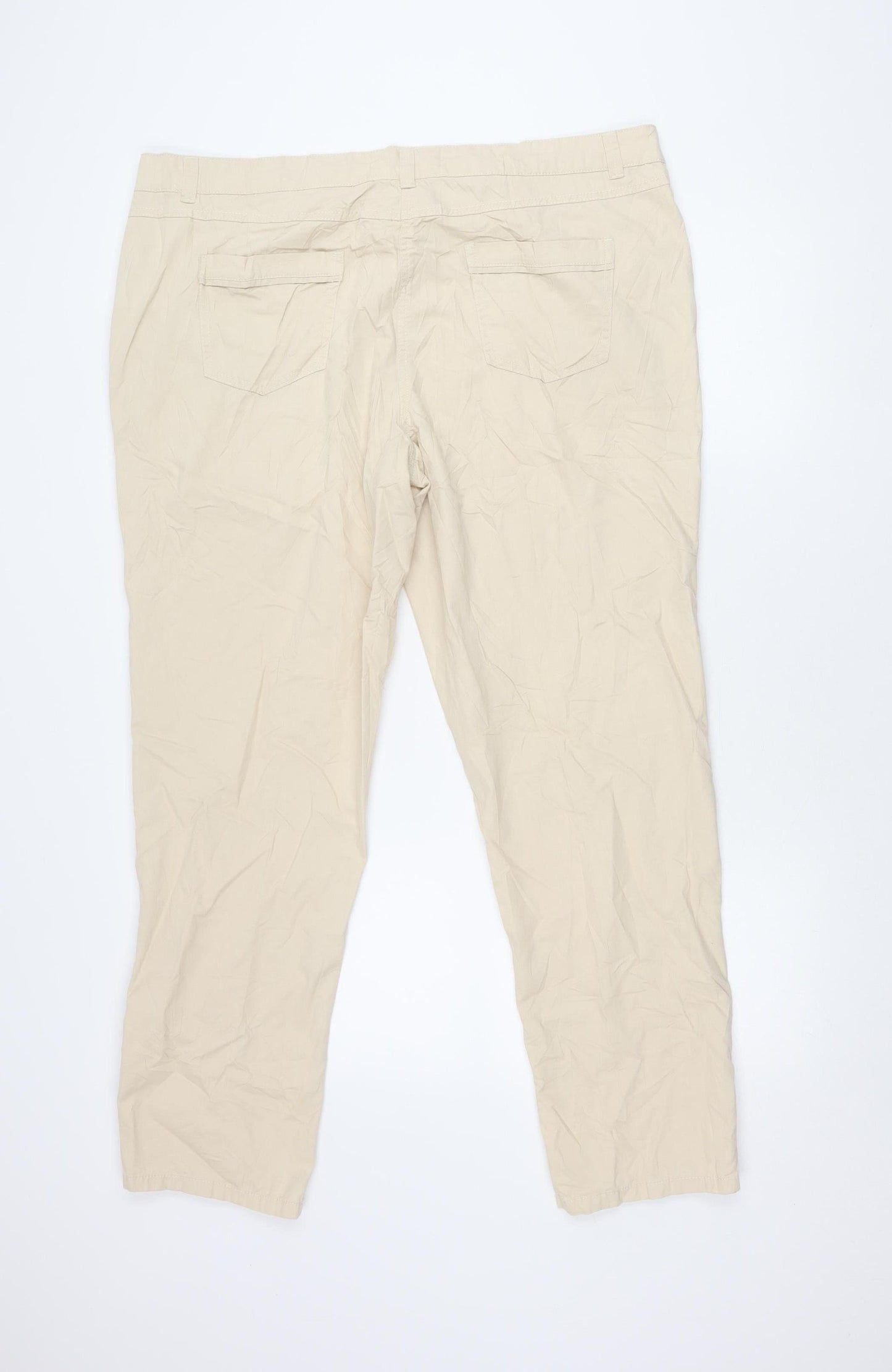 New Look Beige Chino Trousers Men's Size 18