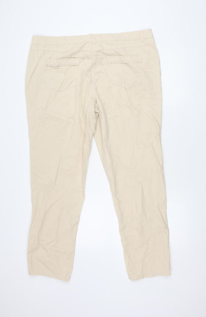 New Look Beige Chino Trousers Men's Size 18