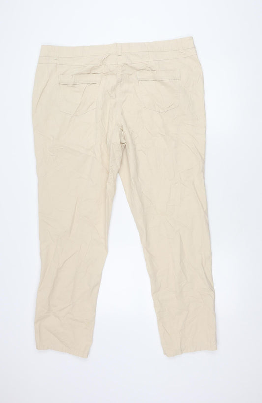 New Look Beige Chino Trousers Men's Size 18
