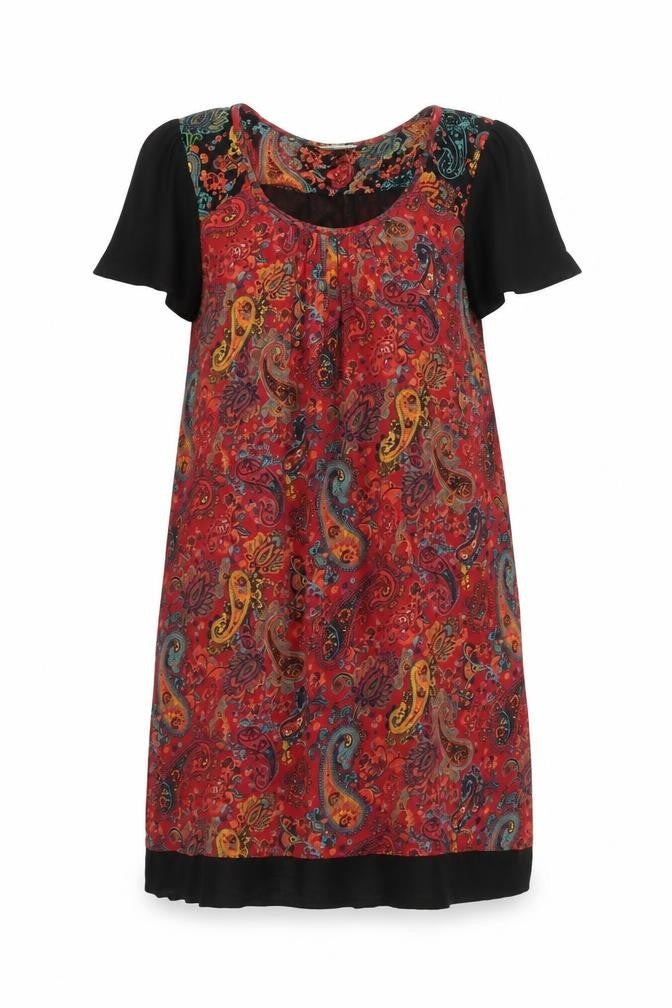 Monsoon Women's Multicoloured Paisley Dress Size 12