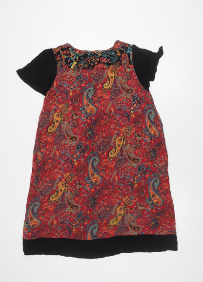 Monsoon Women's Multicoloured Paisley Dress Size 12