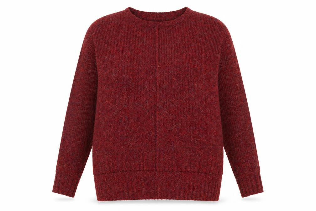 Womens UK Size M Marks and Spencer Red Pullover Jumper