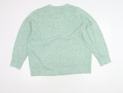 Womens UK Size 20 Bonmarché Green Pullover Jumper