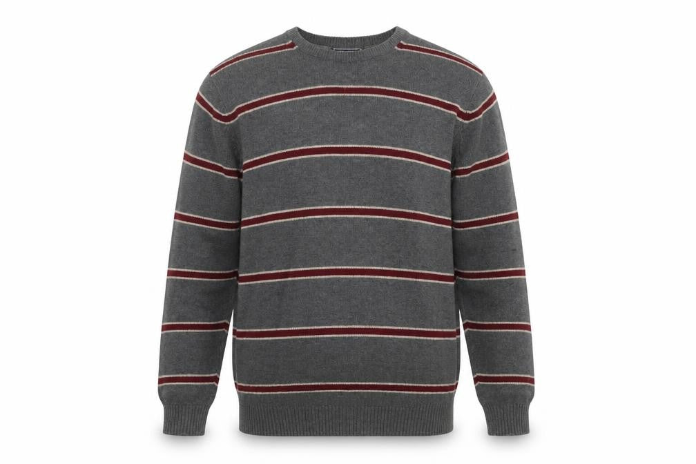 Mens UK Size XL Maine Grey Pullover Jumper