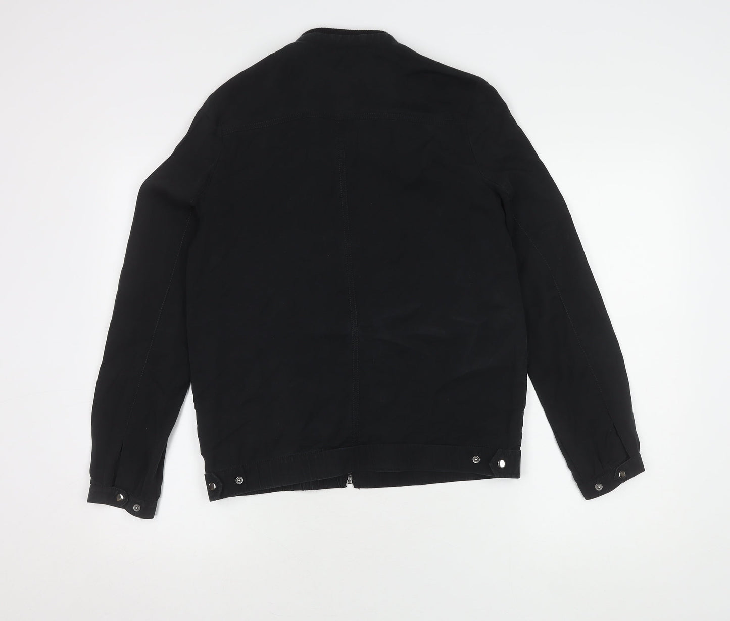Womens UK Size 8 NEXT Black Bomber Jacket