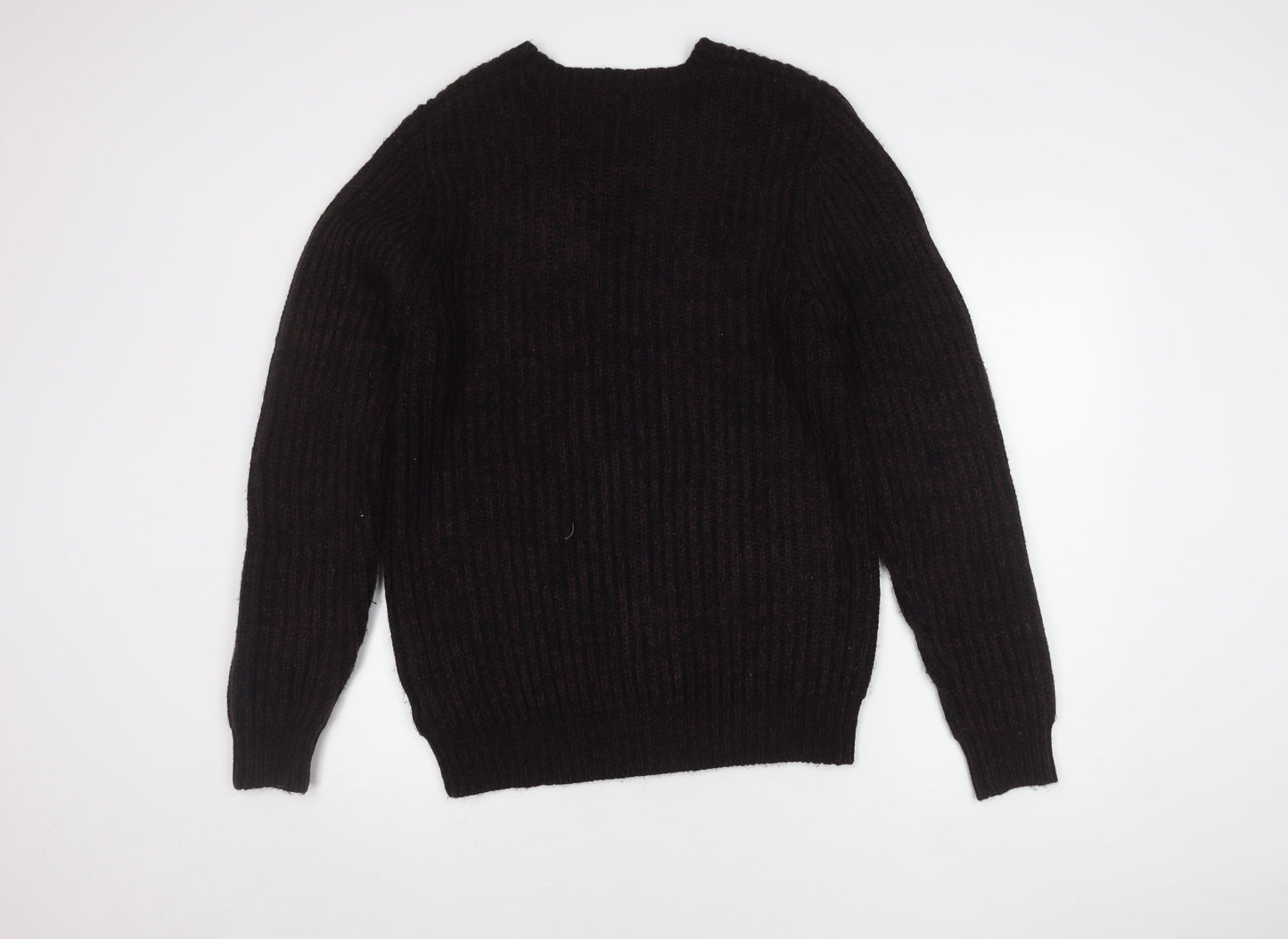 Label Lab Men's Black Medium Pullover Jumper, Acrylic Knit