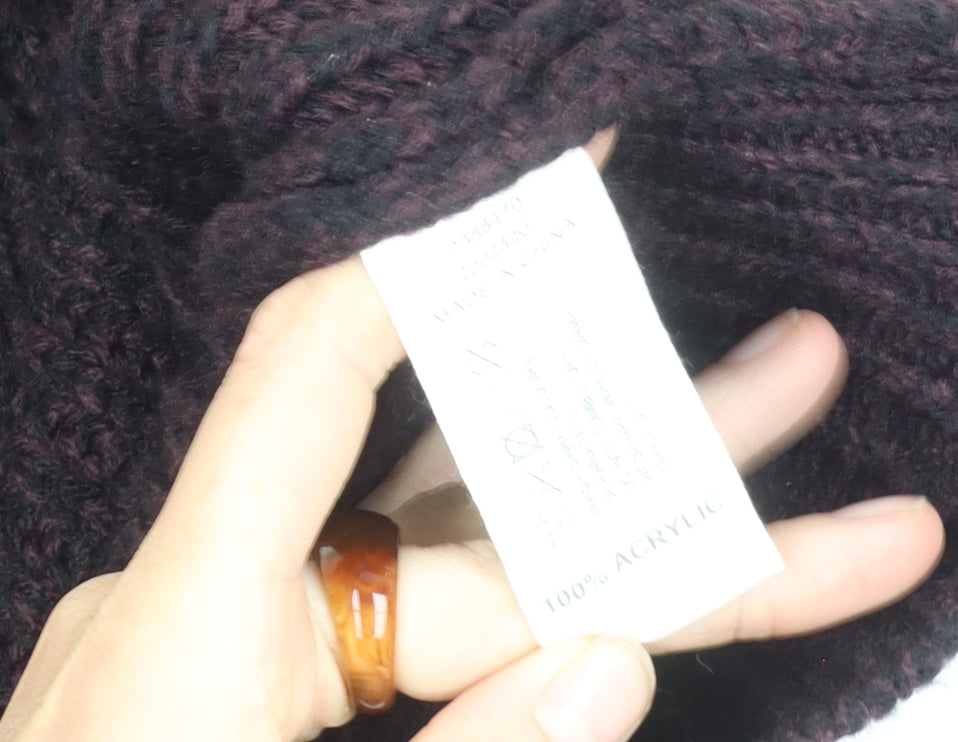 Label Lab Men's Black Medium Pullover Jumper, Acrylic Knit