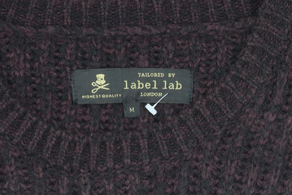 Label Lab Men's Black Medium Pullover Jumper, Acrylic Knit