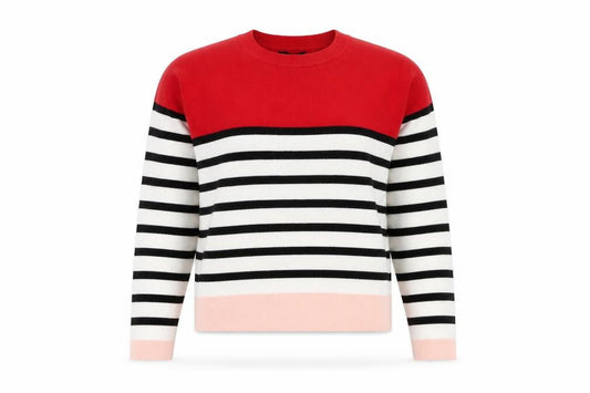 Womens UK Size S New Look Multicoloured Pullover Jumper