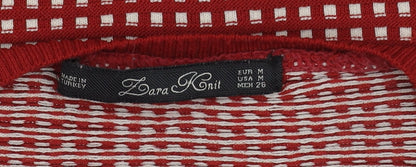 Zara Knit Red Pullover Jumper, Unisex Kids, Size 10