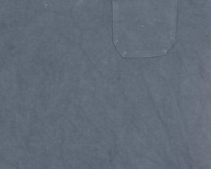 Marks and Spencer Men's Blue Long Sleeve Polo M