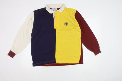 Americano Men's Multicoloured Polo, M, American Style