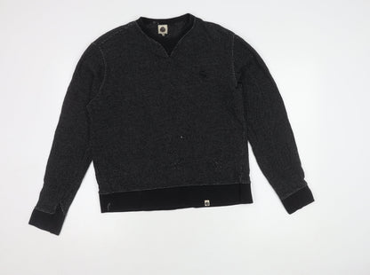 Pretty Green Men's Black Pullover Jumper