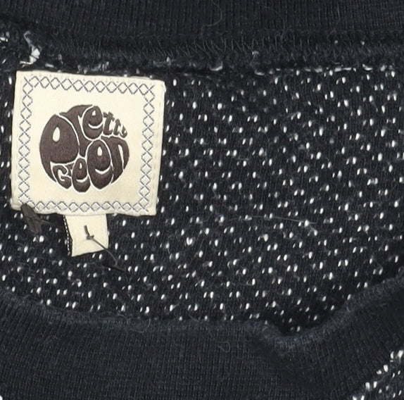 Pretty Green Men's Black Pullover Jumper
