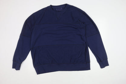 RDHC Men's Blue XL Crew Neck Pullover Jumper