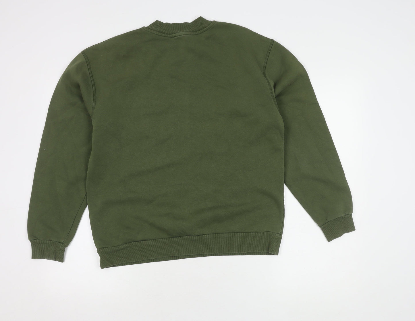 Topshop Unisex Green Pullover Sweatshirt S