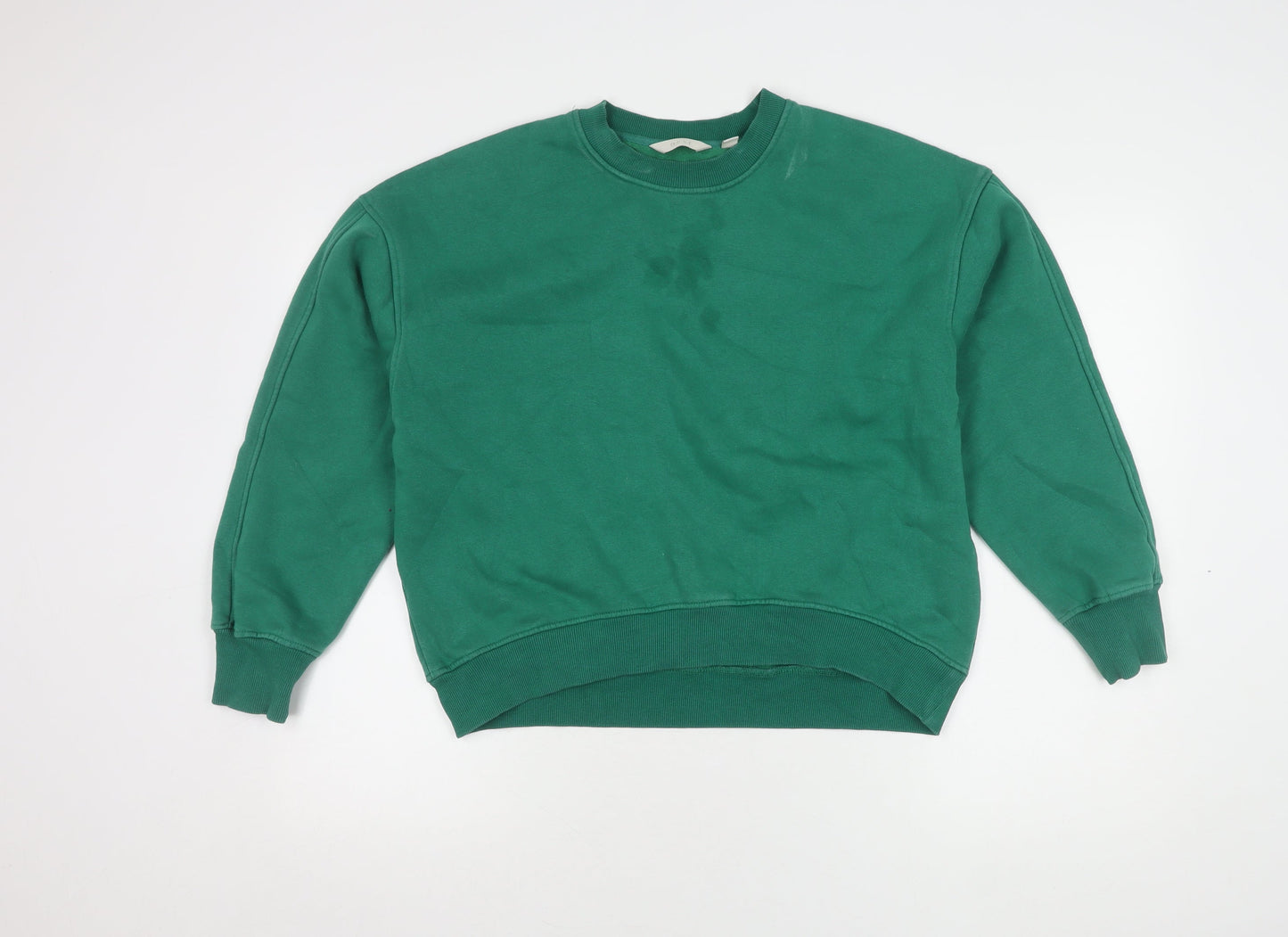 Womens UK Size S NEXT Green Pullover Sweatshirt