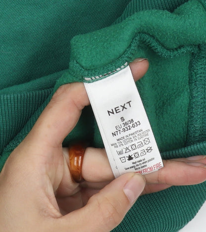 Womens UK Size S NEXT Green Pullover Sweatshirt