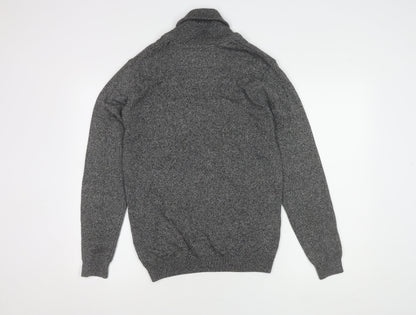Next Men's Grey Cable-Knit Pullover Jumper M