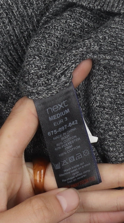 Next Men's Grey Cable-Knit Pullover Jumper M