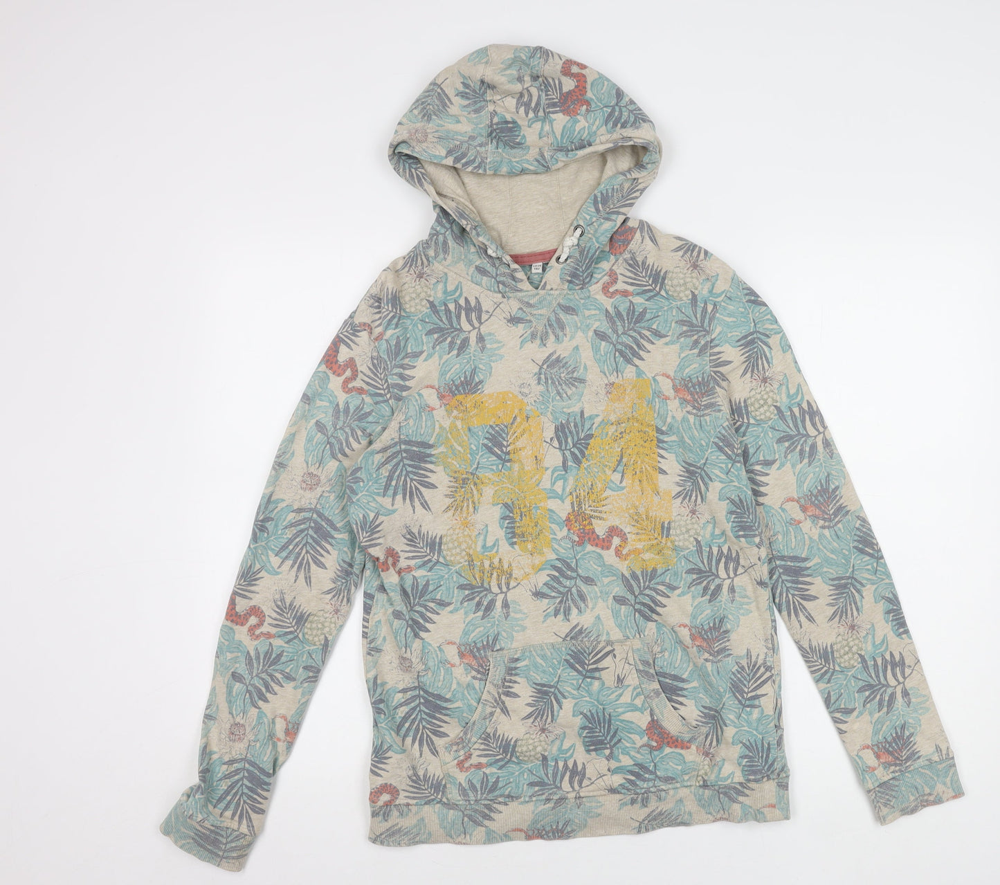 Marks and Spencer Girls Multicoloured Tropical Hoodie 13-14 Years