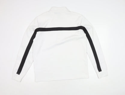 Crivit Men's White Pullover M Logo Detail