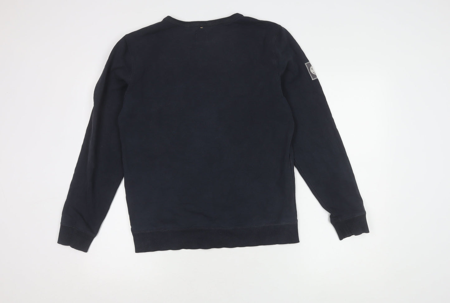Mens UK Size S Pretty Green Blue Pullover Sweatshirt