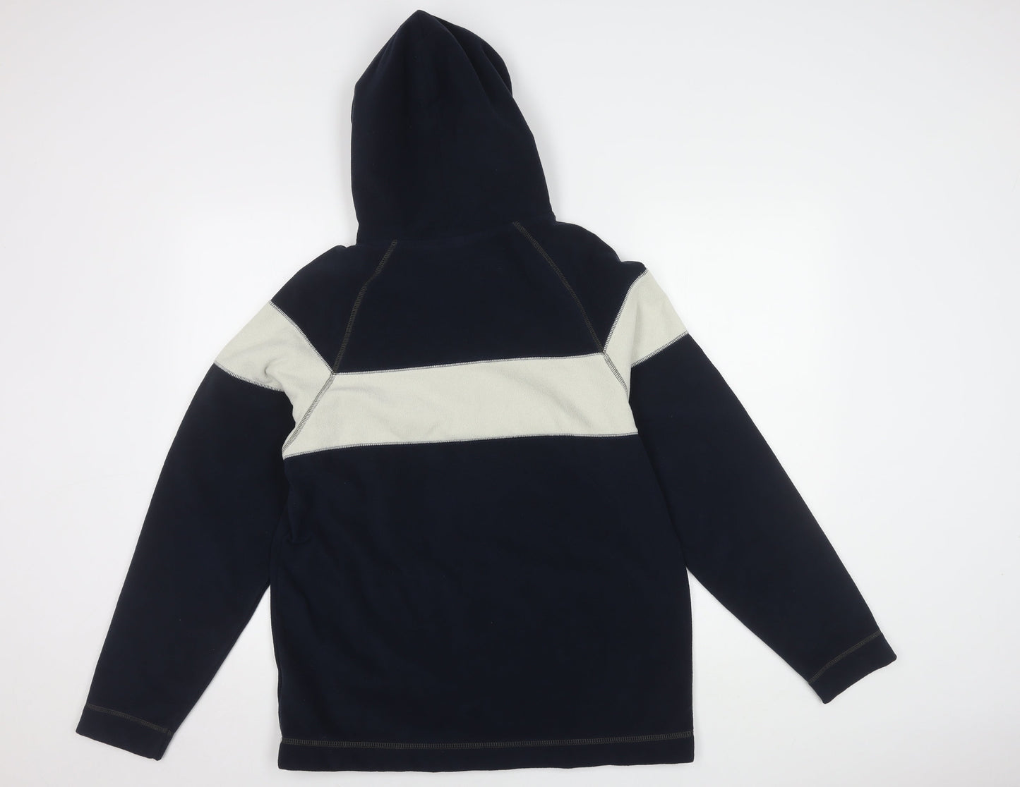Next Boys Blue Fleece Colourblock Hoodie, 15 Years