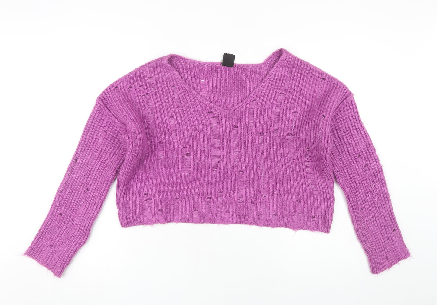 Womens UK Size S Urban Outfitters Purple Pullover Jumper
