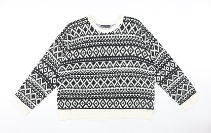 Womens UK Size 20 Marks and Spencer Black Pullover Jumper