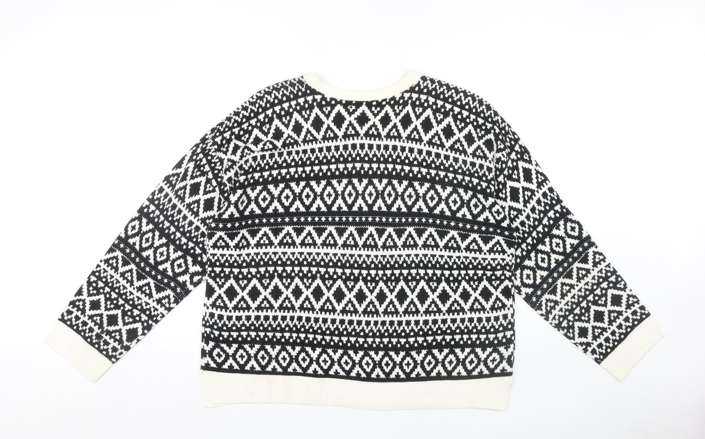 Womens UK Size 20 Marks and Spencer Black Pullover Jumper