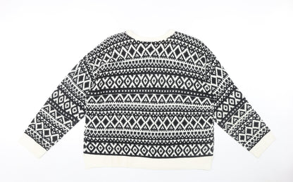 Womens UK Size 20 Marks and Spencer Black Pullover Jumper
