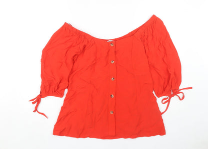 Womens UK Size 14 NEXT Red Camisole Blouse