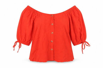 Womens UK Size 14 NEXT Red Camisole Blouse