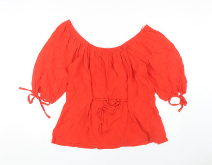 Womens UK Size 14 NEXT Red Camisole Blouse