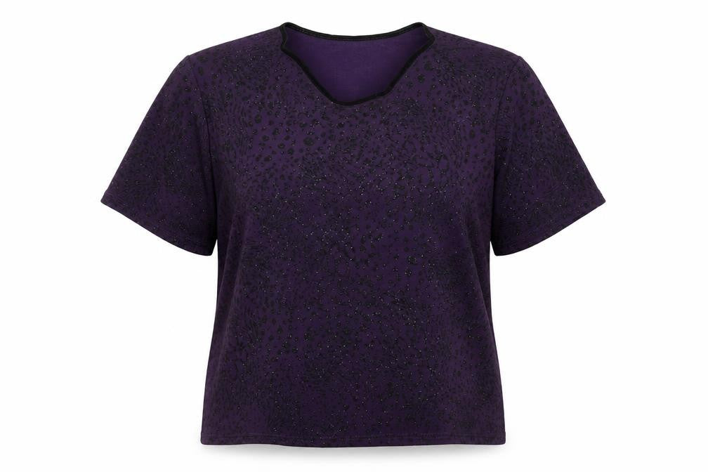 Womens UK Size XL Bonmarché Purple Basic T-Shirt