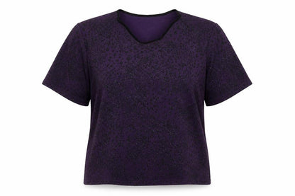 Womens UK Size XL Bonmarché Purple Basic T-Shirt