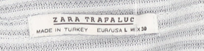 Zara Trafaluc Women's Striped Shift Dress L