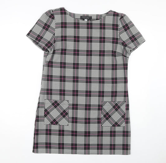 Dorothy Perkins Women Check Shift Dress Size 12