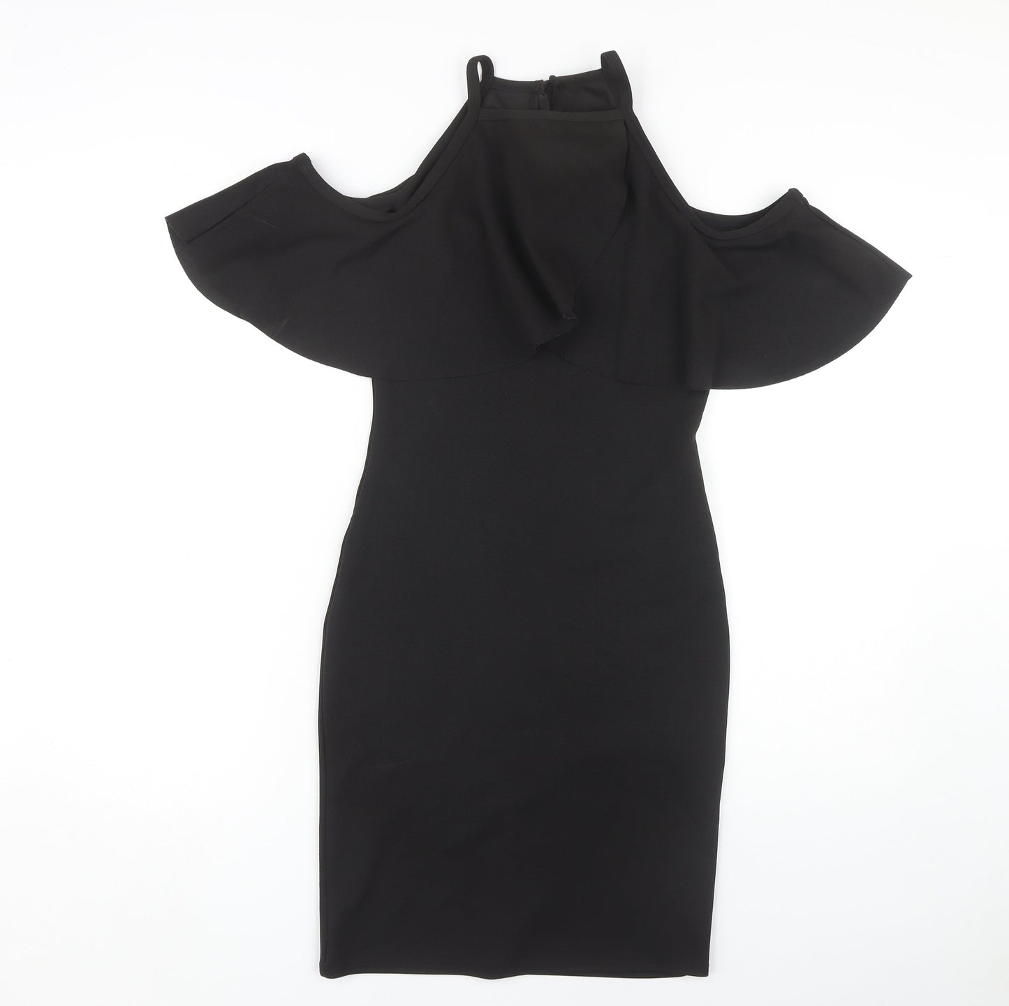 Quiz Women's Black Bodycon Dress Size 10