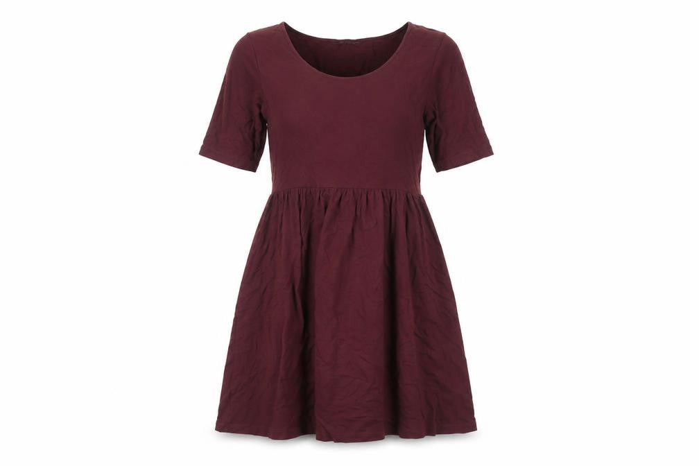 Marks and Spencer Women's Purple Scoop Neck Dress Size 10
