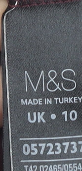 Marks and Spencer Women's Purple Scoop Neck Dress Size 10