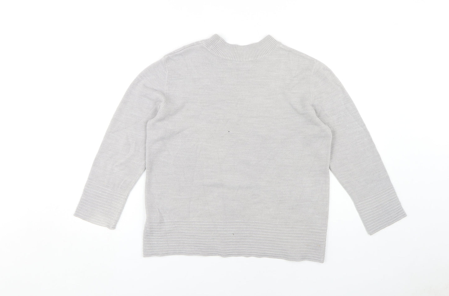 Womens UK Size 12 Marks and Spencer Grey Pullover Jumper